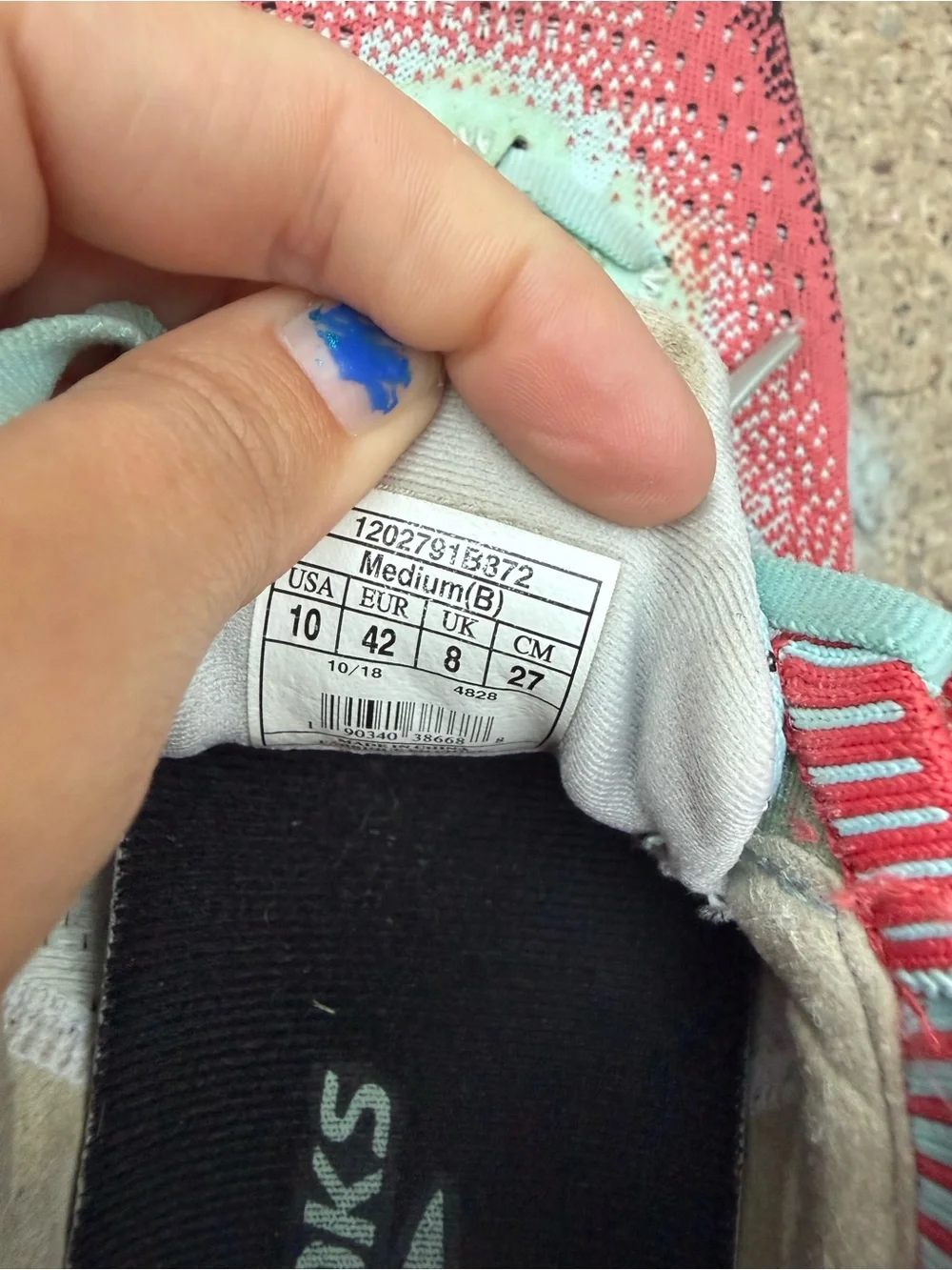 Brooks Levitate Knit Running Shoes in Coral and Mint